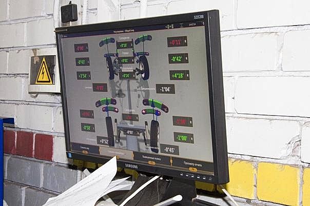 развал схождение на компьютере